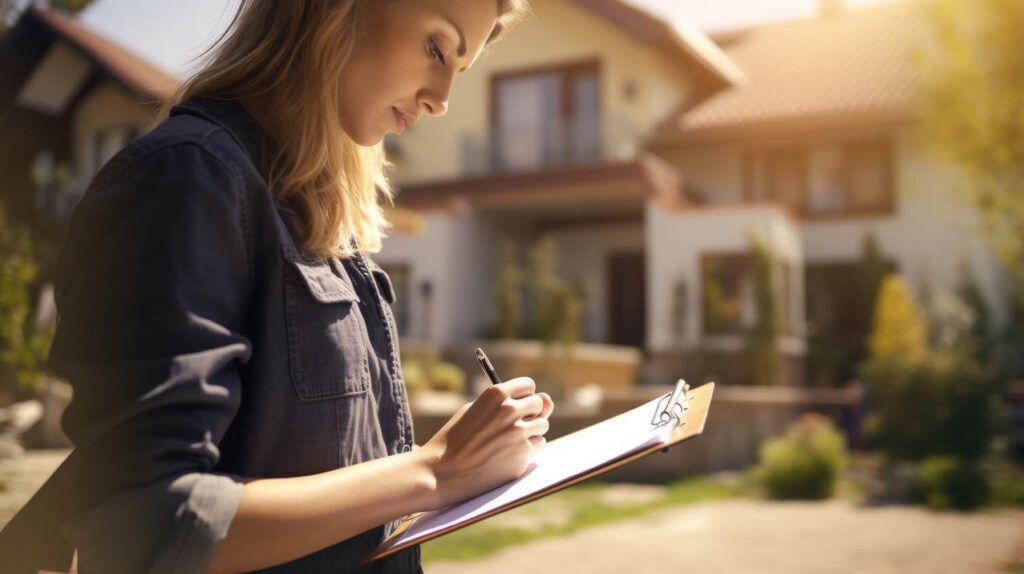 Coventry resident inspecting house